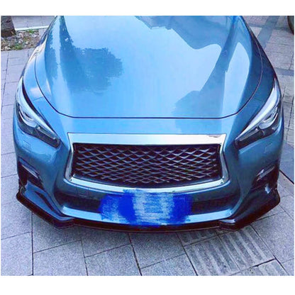 Lip V1 front bumper cover (for Q50 Sport 2018-2022, Carbon) for Infiniti Q50/Q60 2013-2024 - image 3