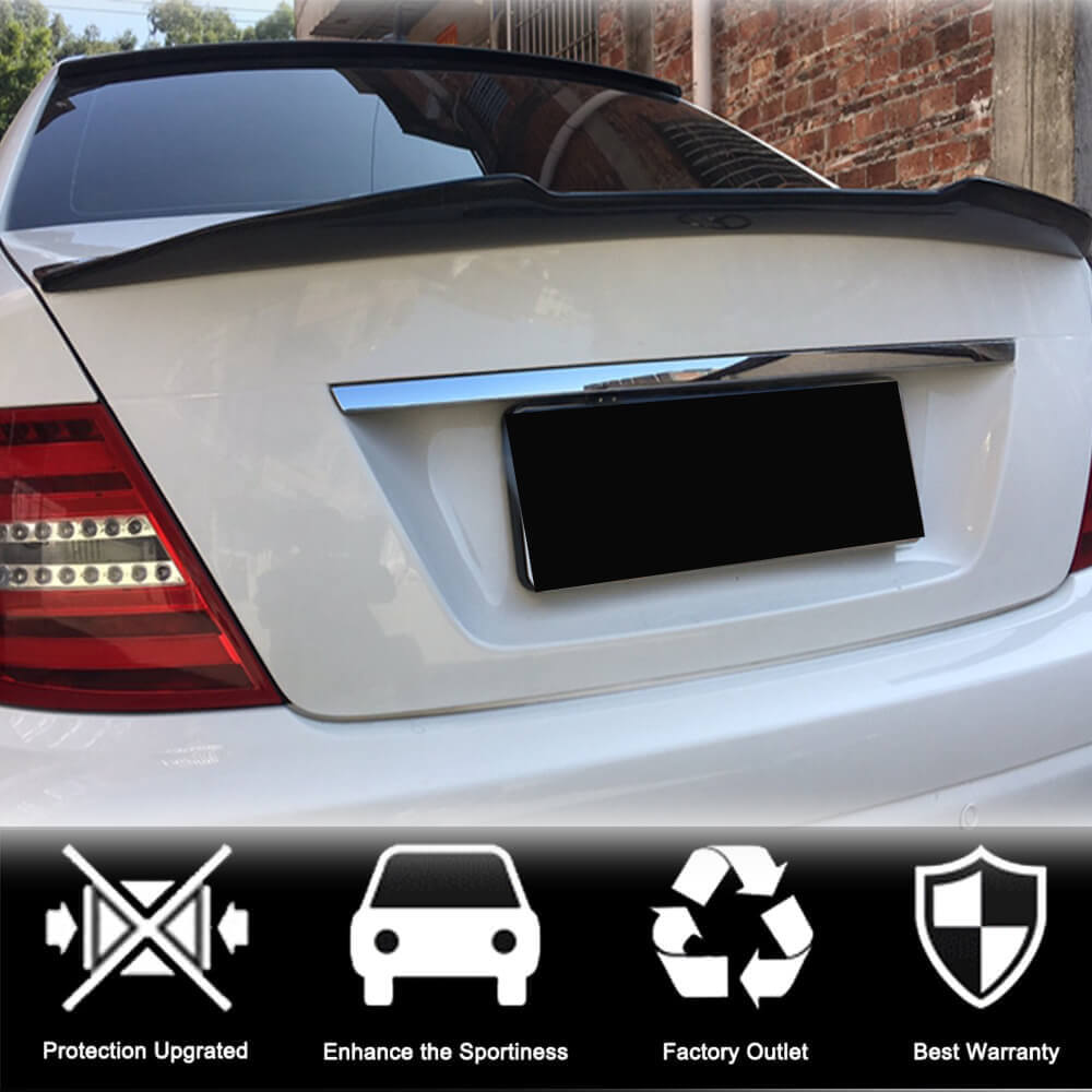 Spoiler SD V5 (Carbon) for Mercedes C-class W204 2007-2015 - image 3