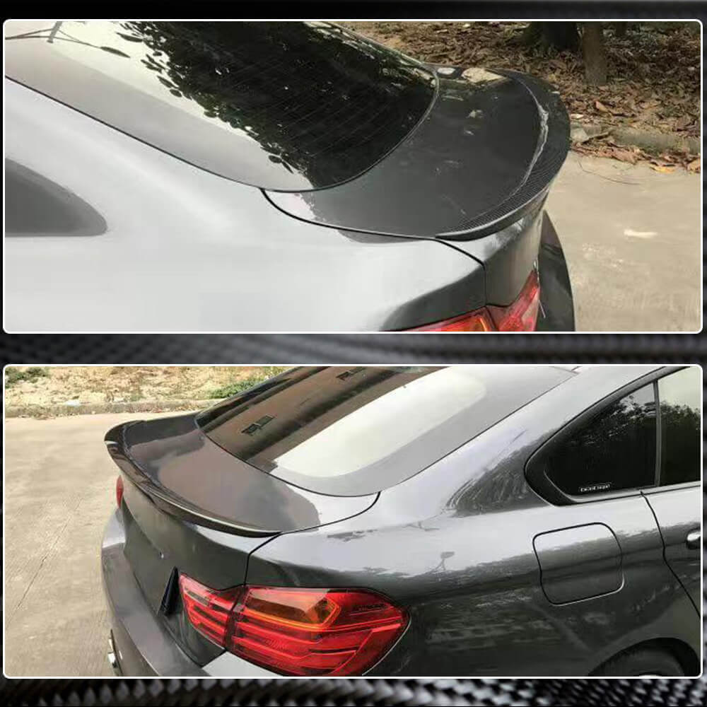 Rear Trunk Spoiler Carbon Fiber V7 (for F36) for BMW 4 series F-32 2012-2020 - image 3