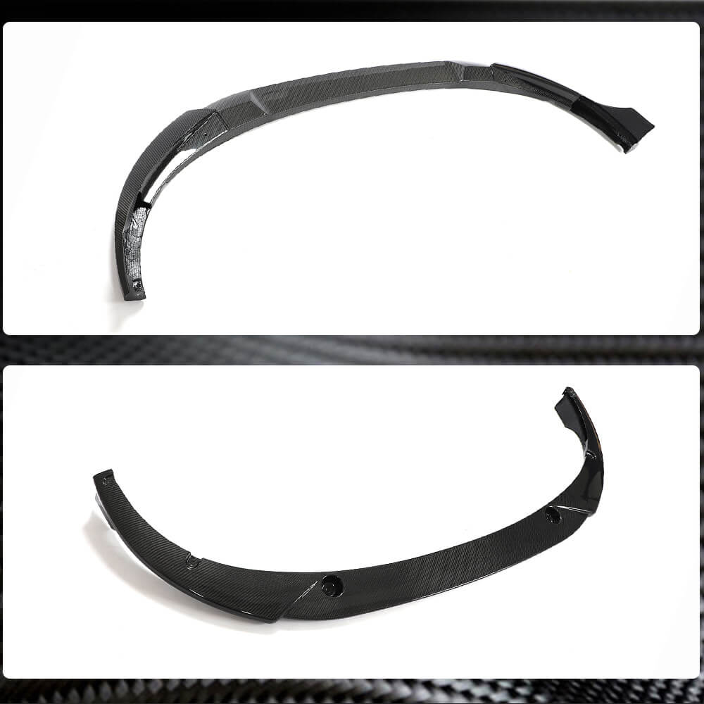Front Bumper Lip Spoiler (for GTI HB, Carbon) for Volkswagen Golf 8 2019- - image 3