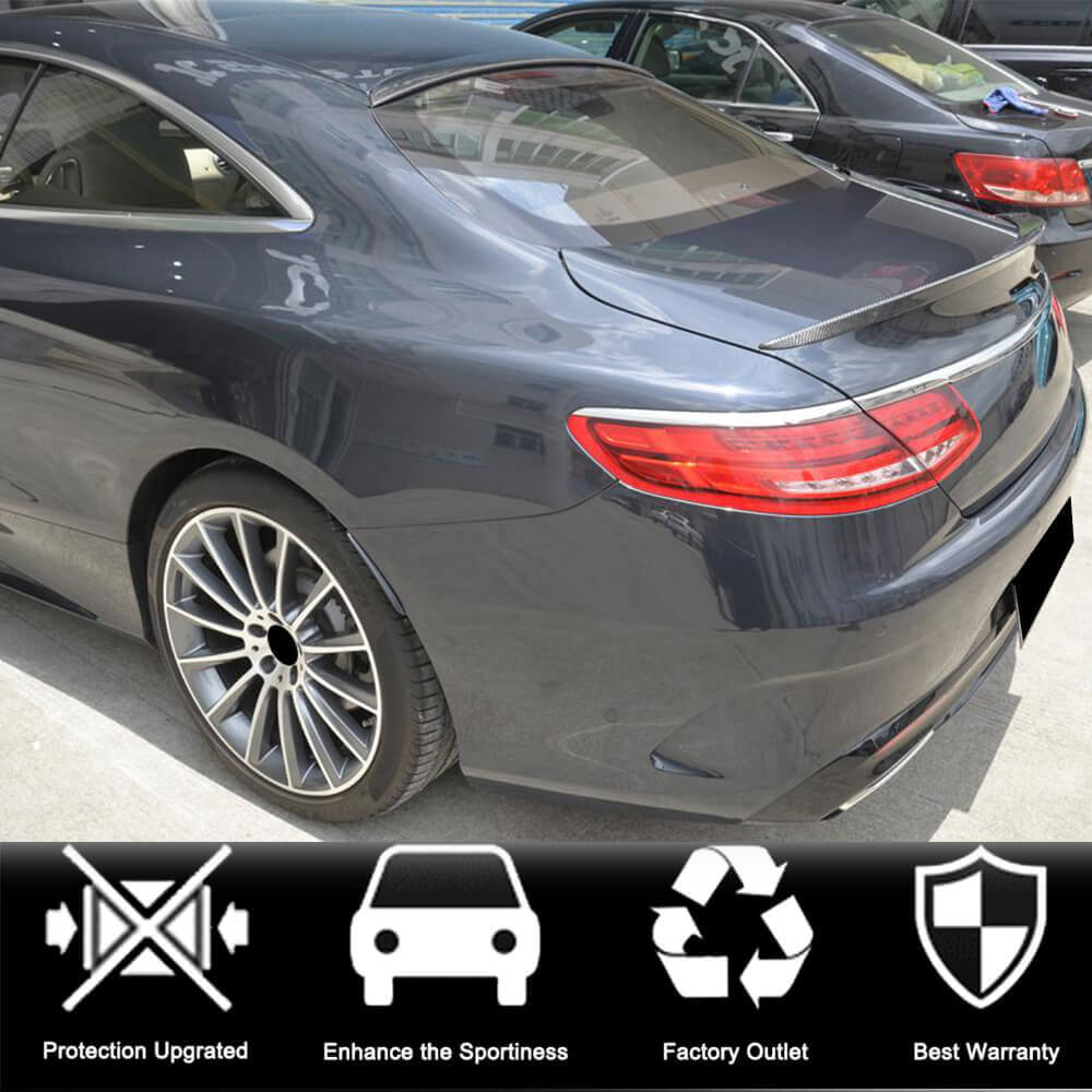 Spoiler V1 (Coupe, Carbon) for Mercedes S-class C217 Coupe 2014-2020 - image 3