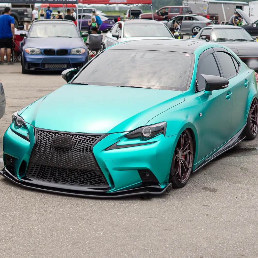 Side sills (for Base/F-Sport 2013-2020, Carbon) for Lexus IS 2013- - image 3