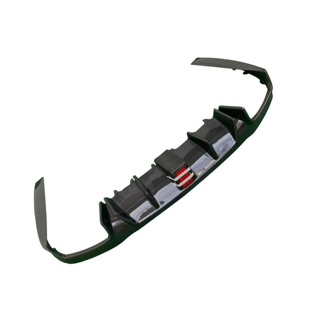 Rear bumper diffuser (for E63 AMG 2020-2023, Carbon) for Mercedes E-class W213 2016-2023 - image 3