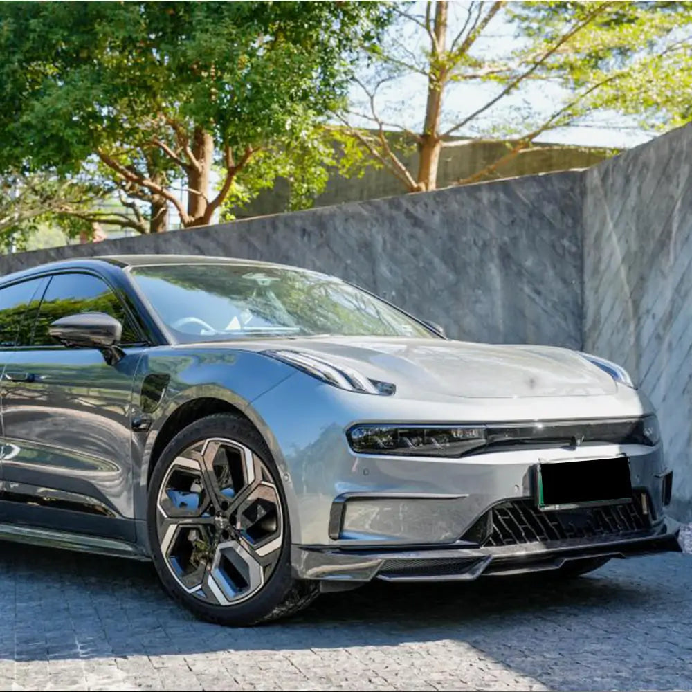Front Bumper Lip Spoiler (2021-2024, Carbon) for Zeekr 001 2021- - image 3