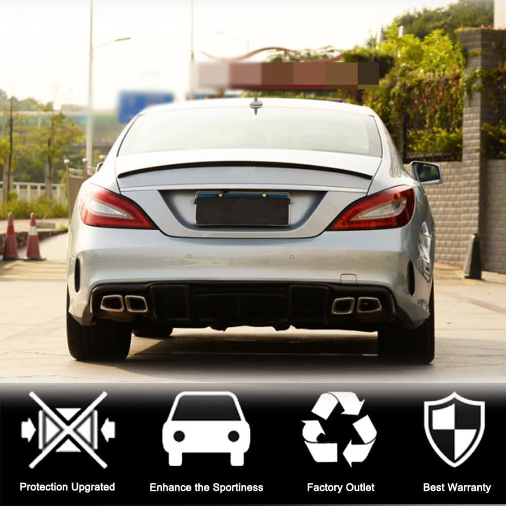 Spoiler V5 (for SD, Carbon) for Mercedes CLS C218 2011-2018 - image 3