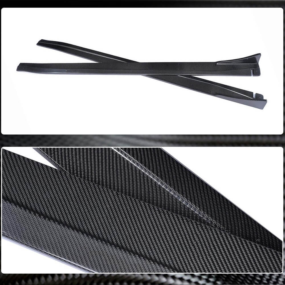 Side Skirts (for G37 SD 2009-2013, Carbon) for Infiniti G25/G35/37 (V36/CV36) 2006-2015 - image 3