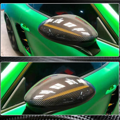 Mirror Covers (Carbon) for Porsche Boxster/Cayman 982 (718) 2016- - image 3