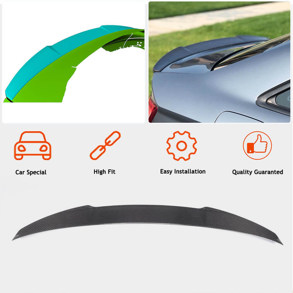 Spoiler V9 (for SD, Carbon) for Audi A3 2012-2020 - image 3