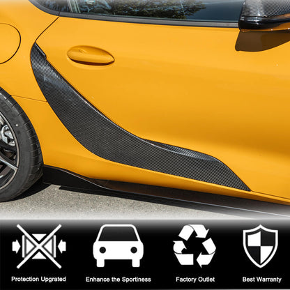 Door Trim Covers (Carbon) for Toyota Supra 2019- - image 4