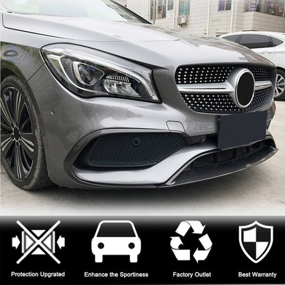 Front Bumper Lip Spoiler (for AMG-Line SD 2017-2019, Carbon) for Mercedes CLA C117 2013-2019 - image 3