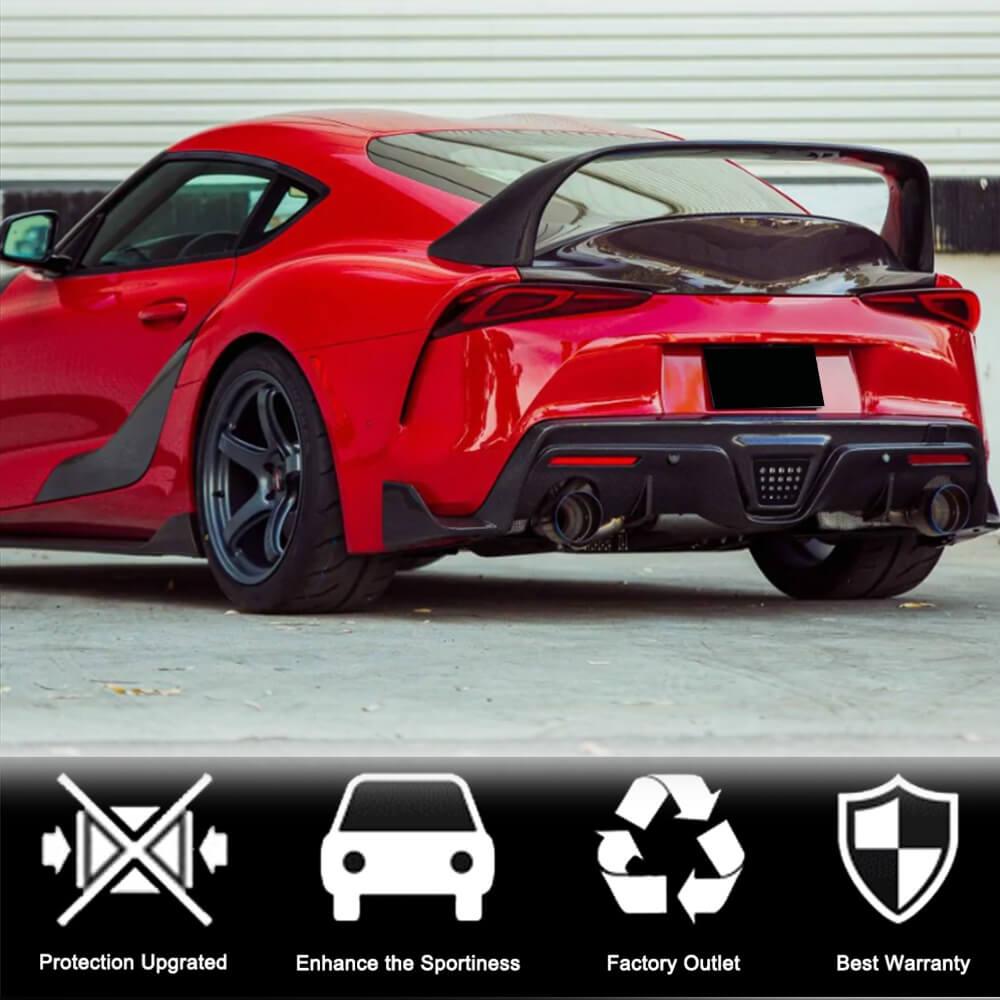 Spoiler V1 (Carbon) for Toyota Supra 2019- - image 3