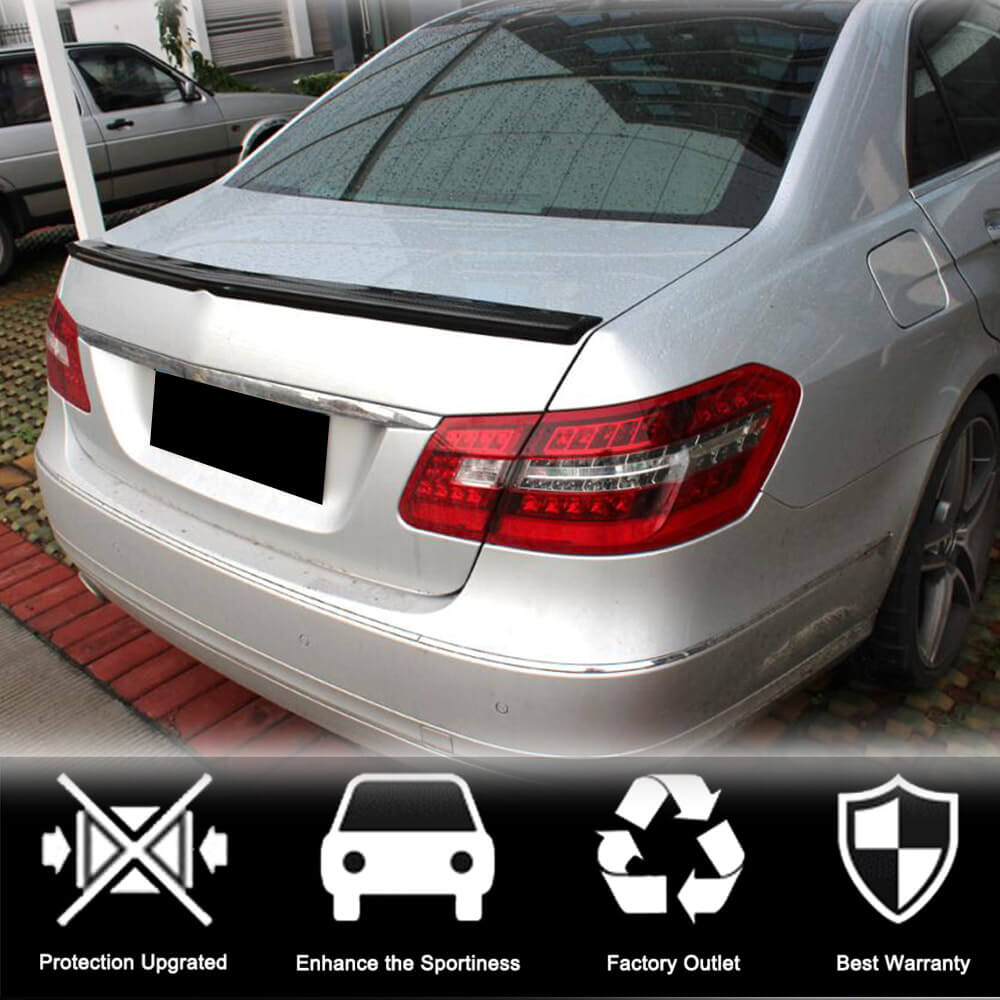 Spoiler V3 (Carbon) for Mercedes E-сlass W212 2009-2016 - image 3