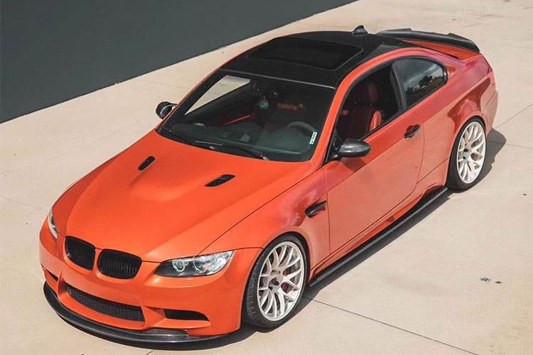 Front Bumper Lip Carbon Fiber V2 (for M3) for BMW 3 series E-90/91/92/93 2005-2011 - image 3
