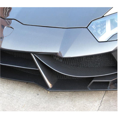 Front Bumper Lip Carbon Covers for Lamborghini Aventador 2011-2022 - image 3