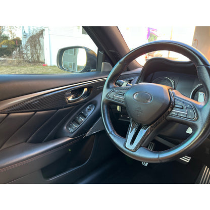 Carbon inserts in the interior (for Q50) for Infiniti Q50/Q60 2013-2024 - image 3
