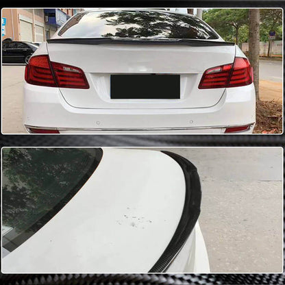 Rear Trunk Spoiler Carbon Fiber V6 (SD) for BMW 5 series F-10/11/07 2010-2016 - image 3