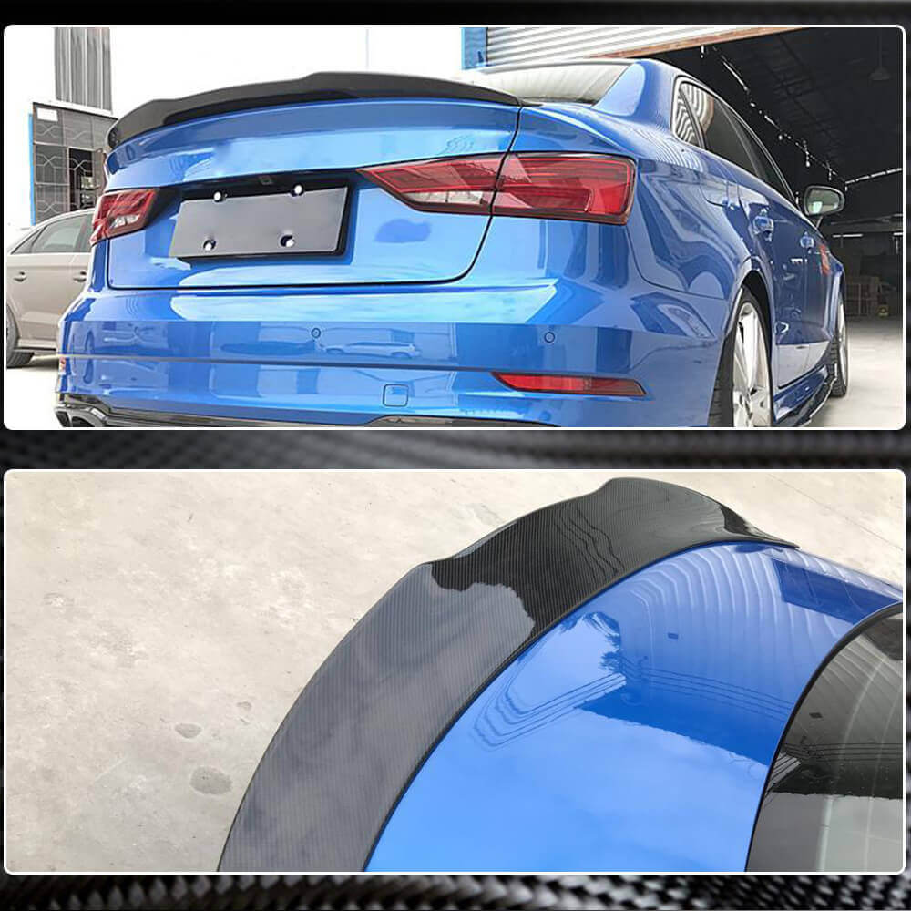 Spoiler V6 (for SD, Carbon) for Audi A3 2012-2020 - image 3