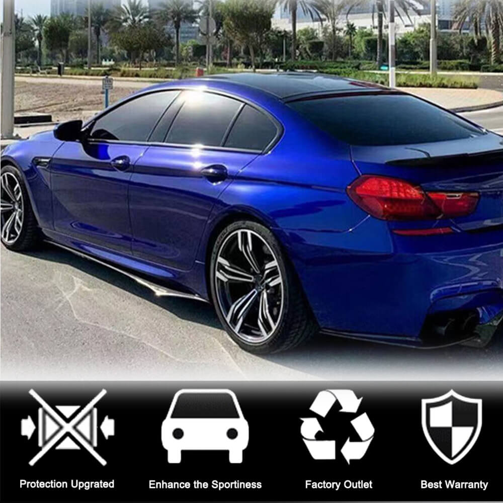 Side Skirt Extensions V1 (for F06 M-Sport, Carbon) for BMW 6 F12/F13/F06 2011-2018 - image 3
