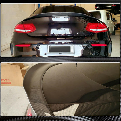 Spoiler V4 (for Coupe 2015-2019, Carbon) for Mercedes C-сlass W205 2014-2021 - image 3
