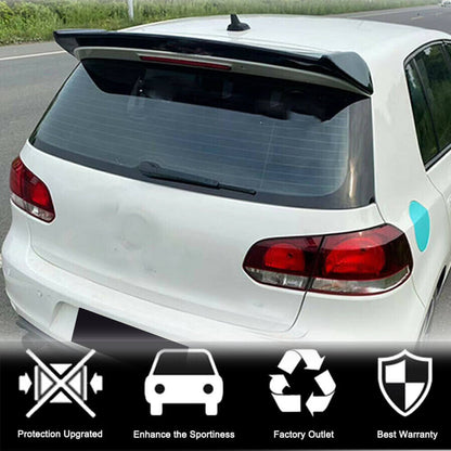 Spoiler V3 (for GTI/R HB 2010-2013, Carbon) for Volkswagen Golf 6 2008-2014 - image 3