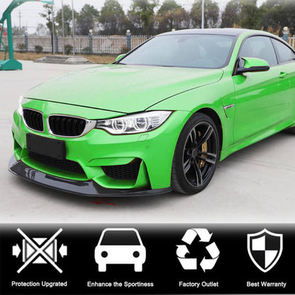 Front Bumper Lip Carbon Fiber V7 (for F82/F83) for BMW 4 series F-32 2012-2020 - image 3
