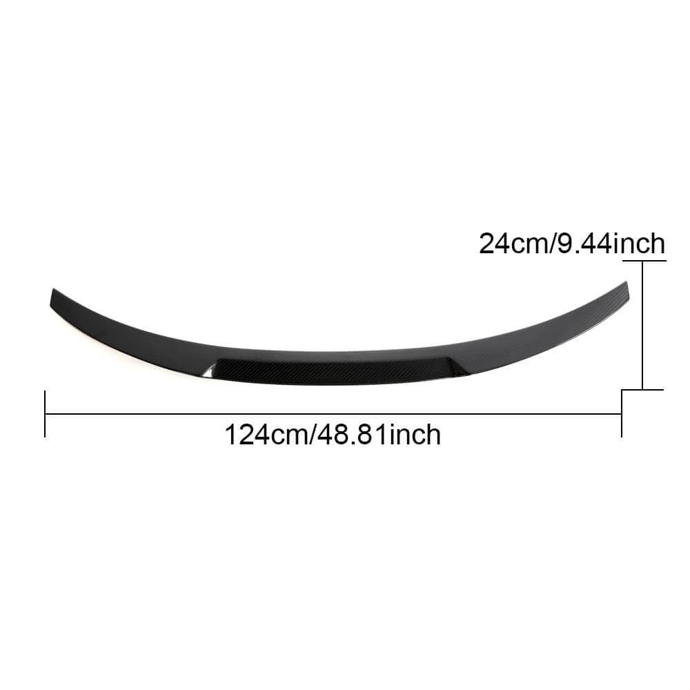 Rear Trunk Spoiler Dry Carbon Fiber V4 (SD) for BMW 3 series F-30/31/34 2012-2019 - image 3