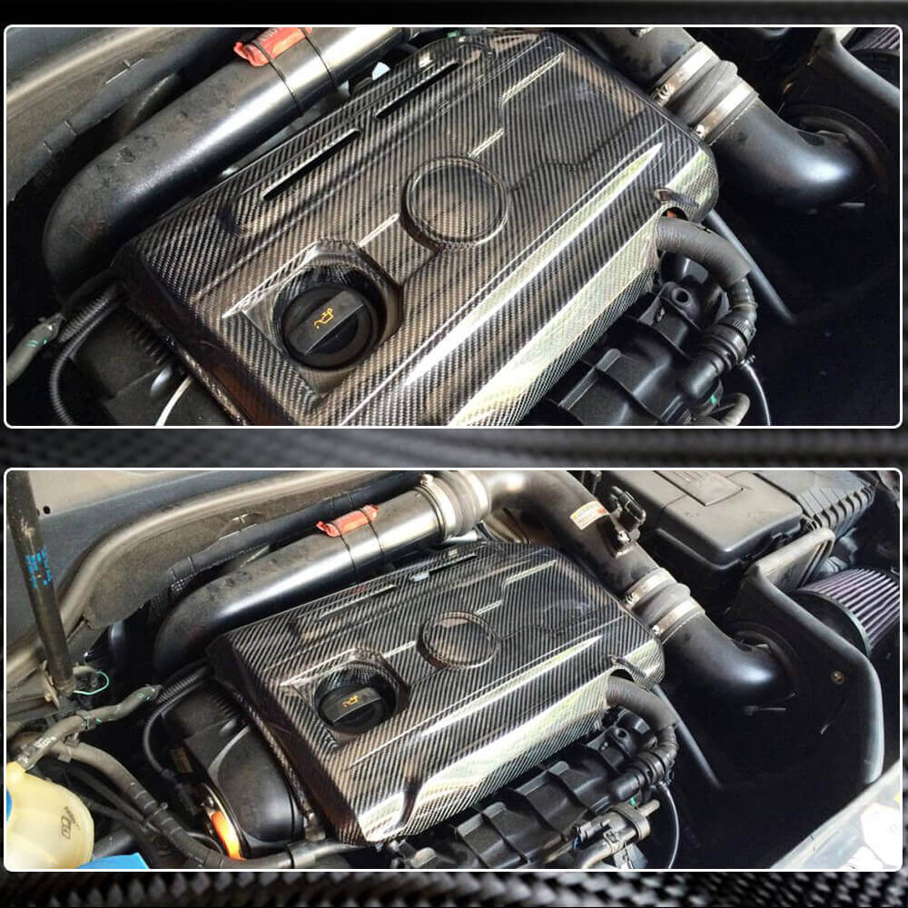 Engine cover (for GTI HB 2010-2013, Carbon) for Volkswagen Golf 6 - image 3