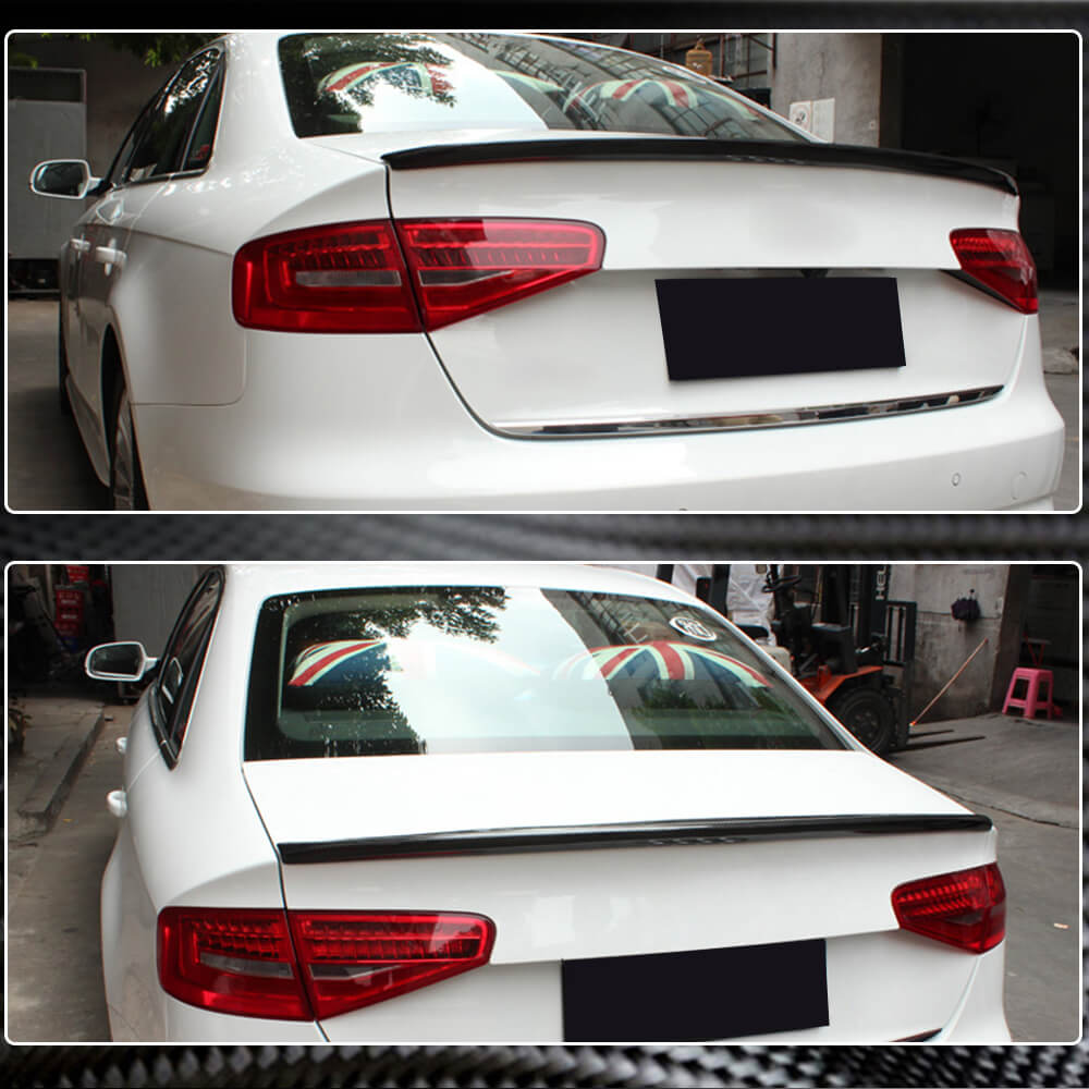 Spoiler V2 (for Base 2011-2015, Carbon) for Audi A4 B8 2007-2015 - image 3