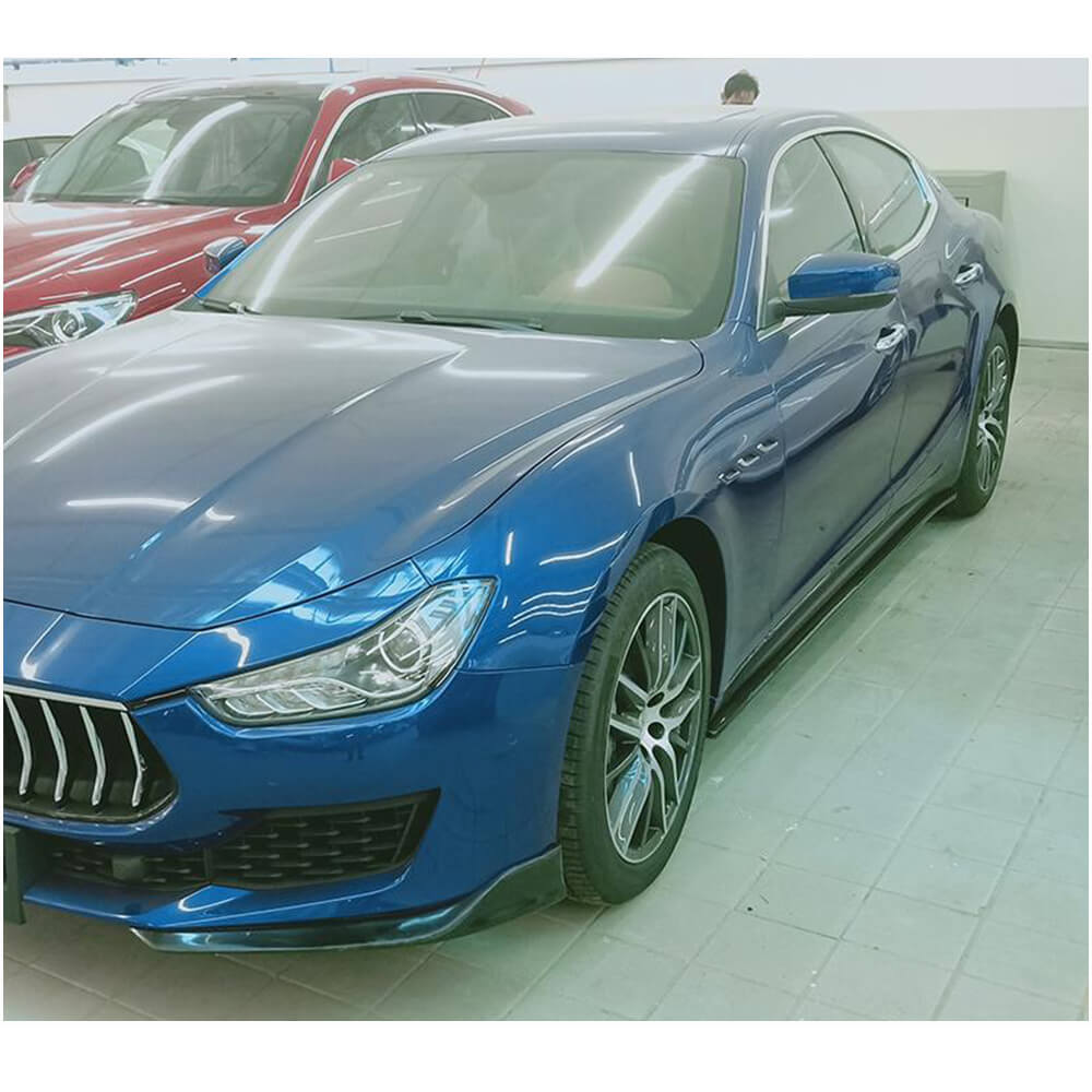 Side Skirts V1 (for Base/S/S Q4, Carbon) for Maserati Ghibli 2013-2023 - image 3