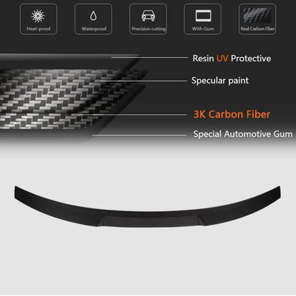 Rear Trunk Spoiler Carbon Fiber V9 (Coupe) for BMW 4 series G22/23/26 2020- - image 3