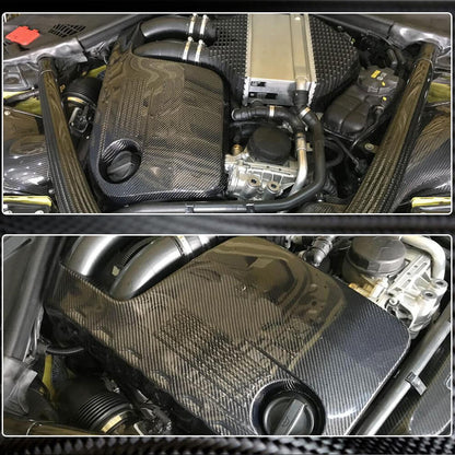 Car Engine Hood Cover Carbon Fiber for BMW 3 series F-30/31/34 2012-2019 - image 3