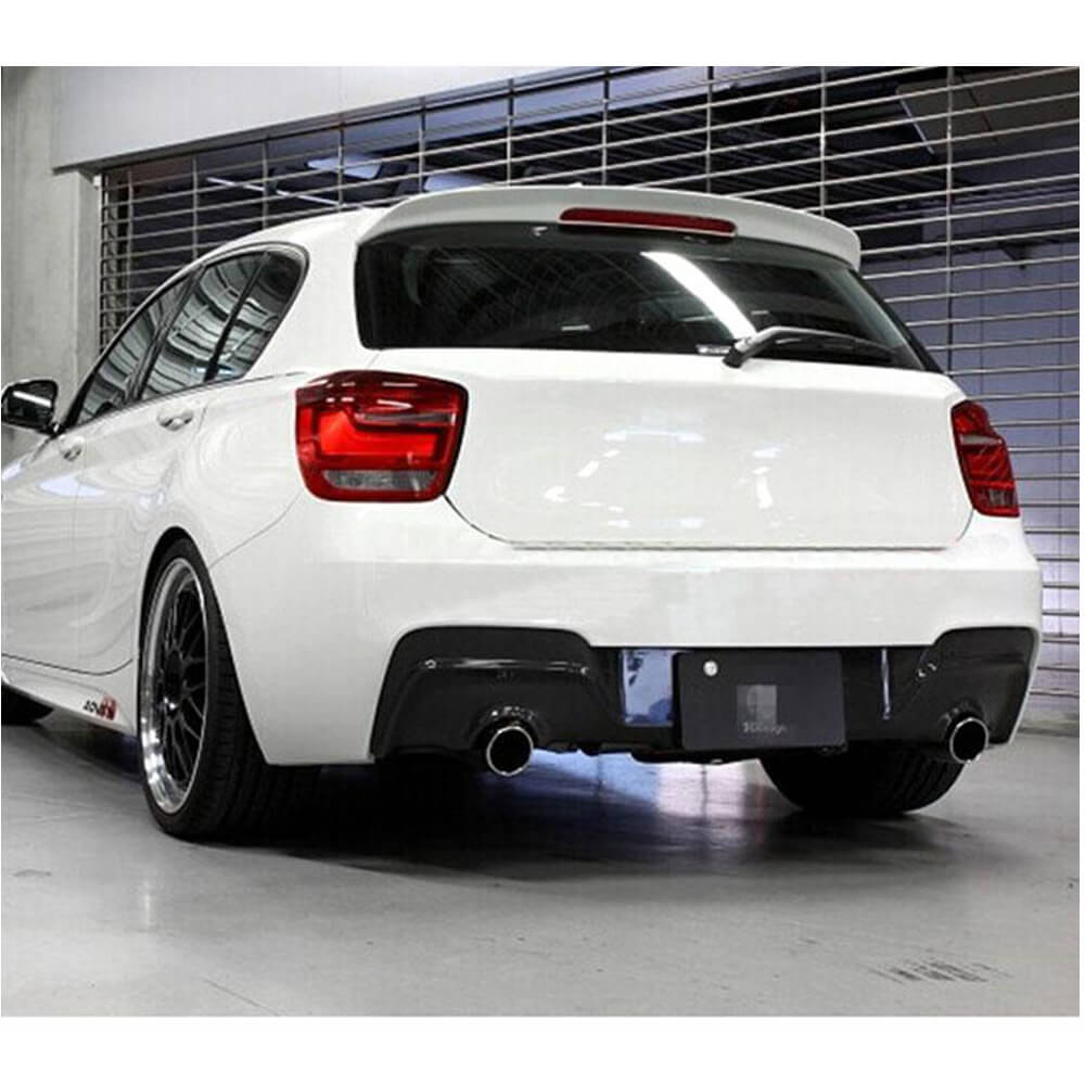 Rear Bumper Diffuser Carbon Fiber (2011-2015) for BMW 1 series F20/21 2011-2019 - image 3