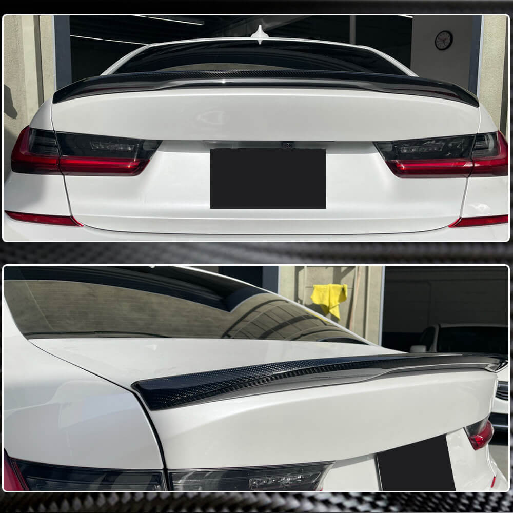 Rear Trunk Spoiler Carbon Fiber V11 (SD) for BMW 3 series G20/21 2018- - image 3