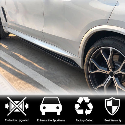 Door sills Carbon V1 (Natural Carbon) for BMW X5 G05 2019- - image 3