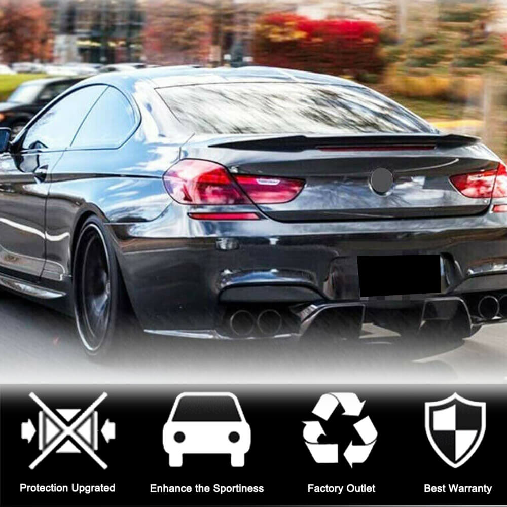 Rear Trunk Spoiler Carbon Fiber V4 (for F06/F13) for BMW 6 F12/F13/F06 2011-2015 - image 3