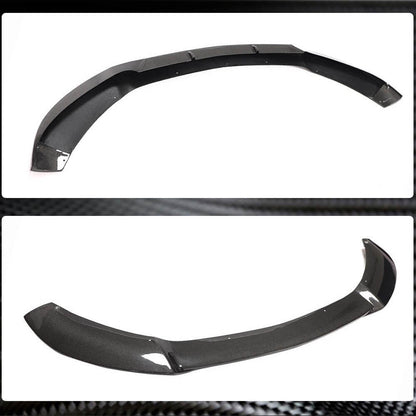 Front Bumper Lip V1 for C43 AMG 2015-2019 Carbon for Mercedes C-сlass W205 2014-2021 - image 3