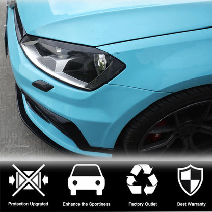 Eyelashes on headlights (Carbon) for Volkswagen Golf 7/E-Golf - image 3