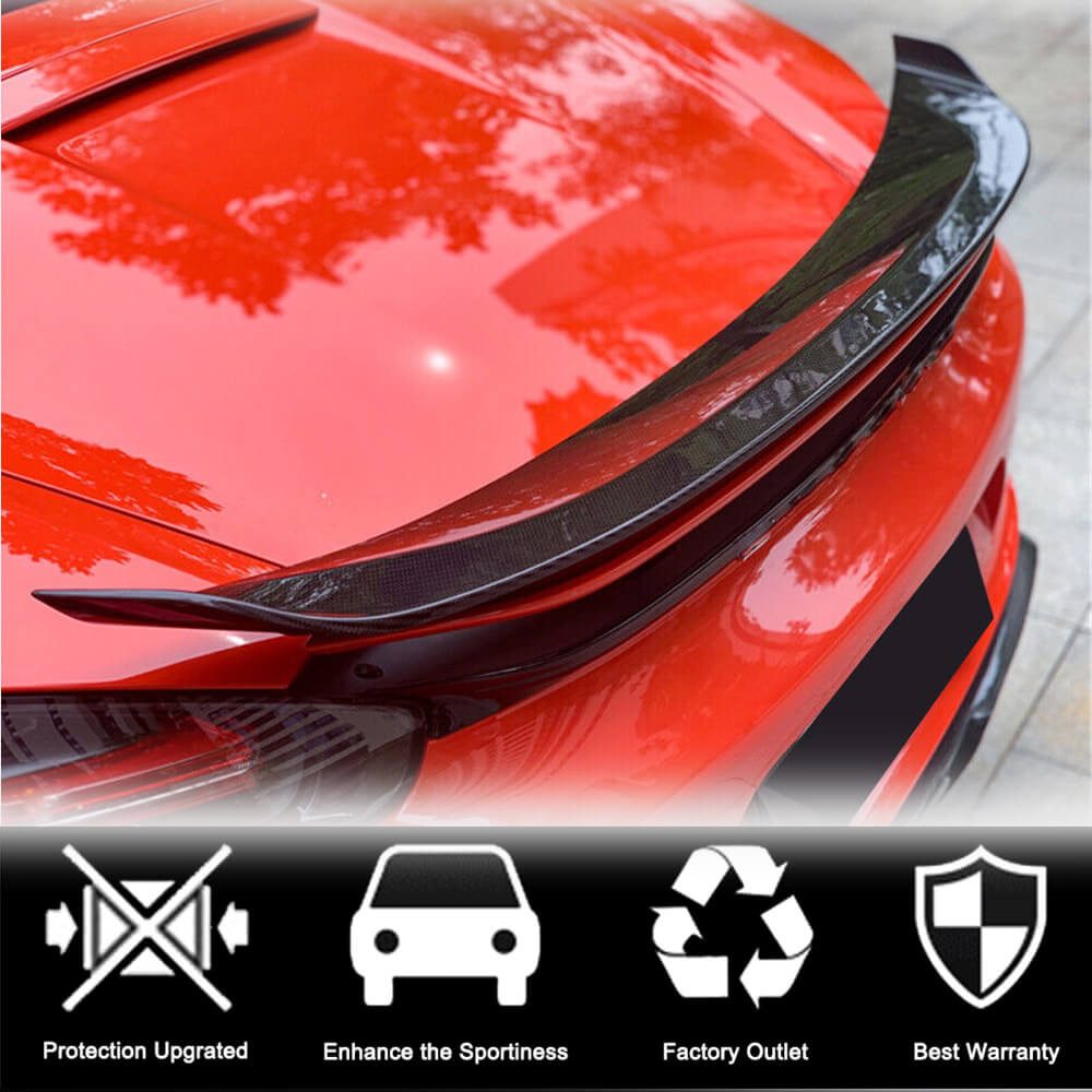 Spoiler V2 (for Boxster, Carbon) for Porsche Boxster/Cayman 982 (718) 2016- - image 3