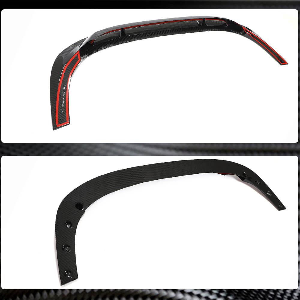 Front Bumper Lip Spoiler (for RS SD, Carbon) for Audi A3 2020- - image 3