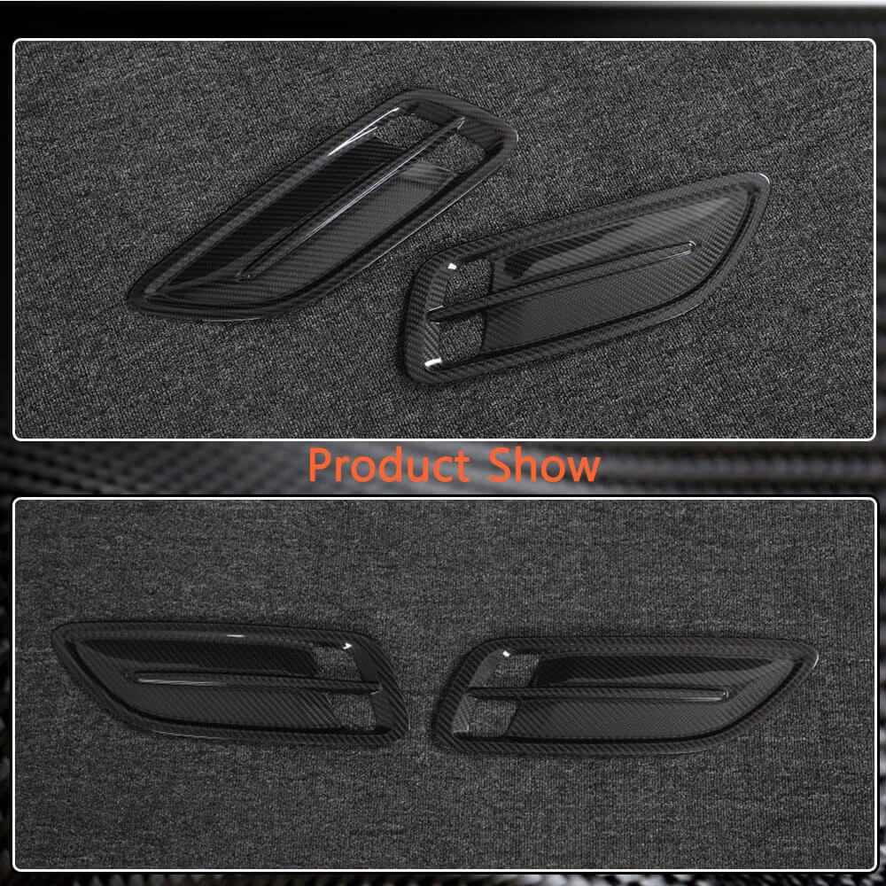 Covers on the hood (Carbon) for Kia Stinger - image 3