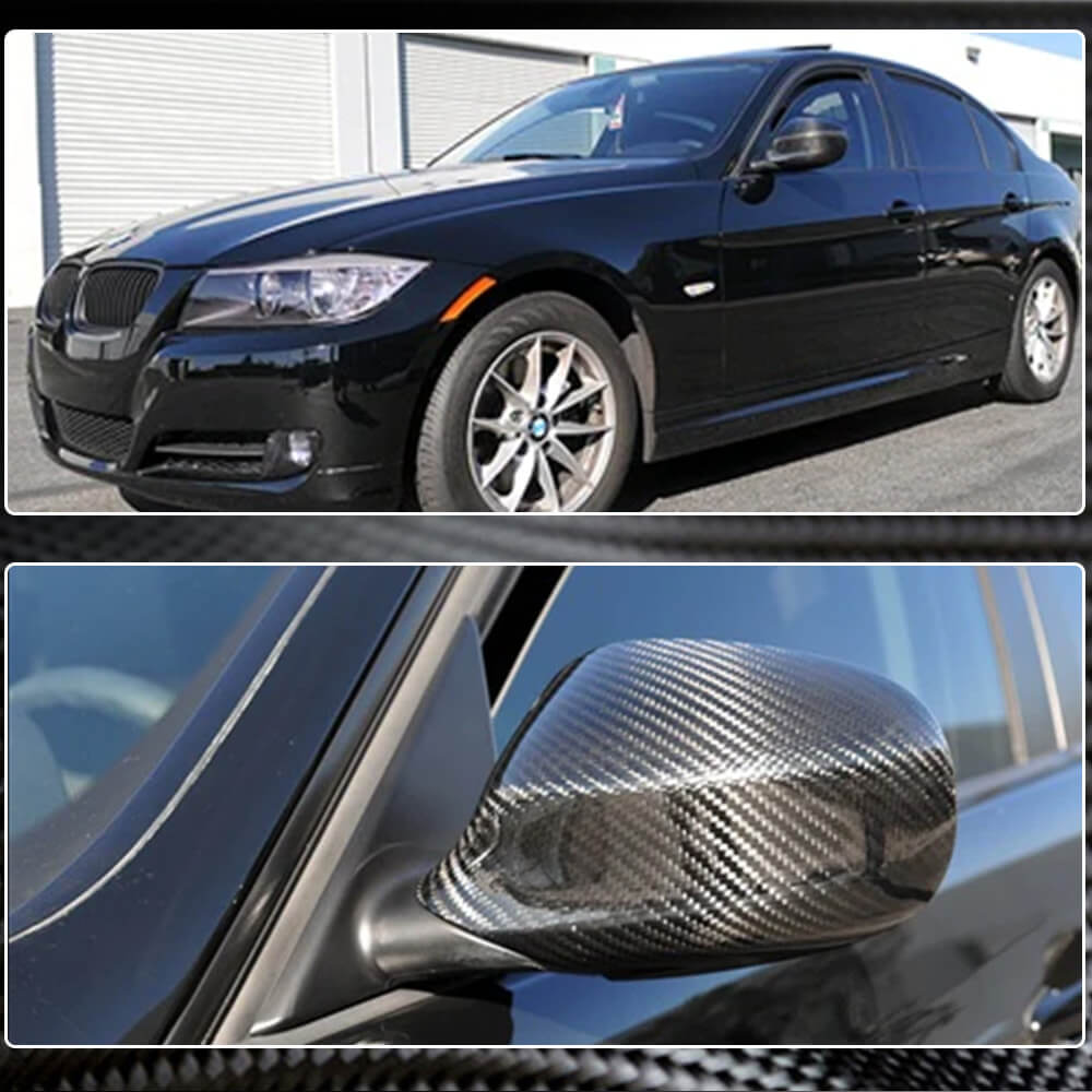 Mirror Covers (for E90/E91 2008-2011, Carbon) for BMW 3 Series E90/E91 2005-2011 - image 3