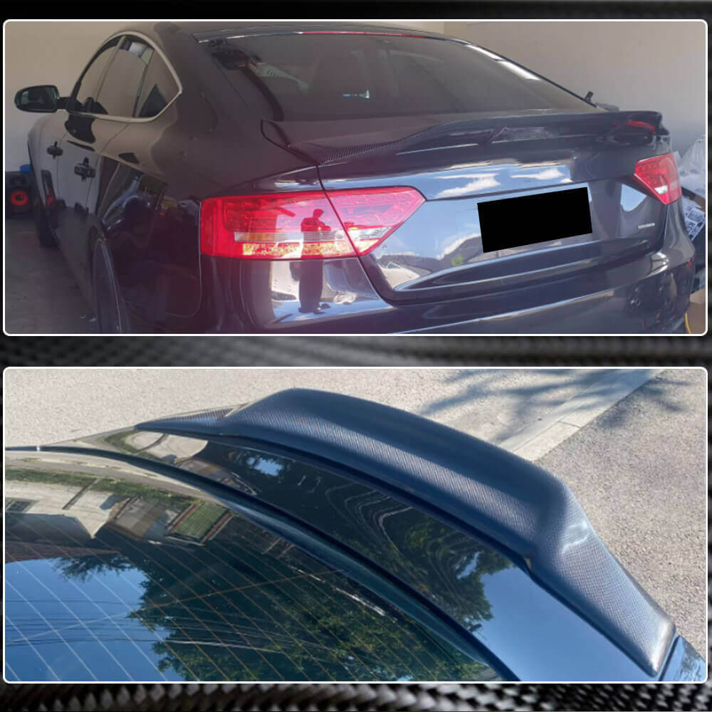 Spoiler V3 (for Sportback, Carbon) for Audi A5 2007-2015 - image 3