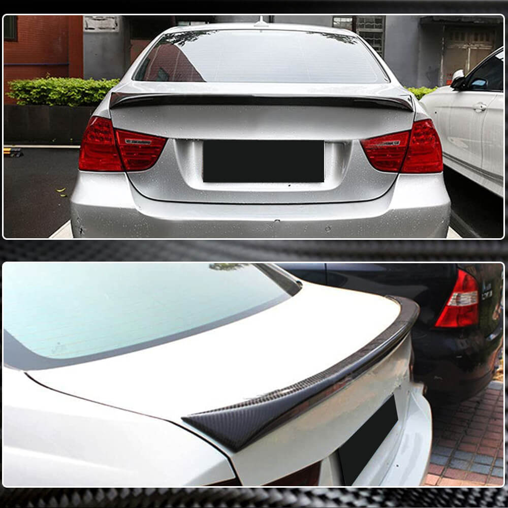 Rear Trunk Spoiler Carbon Fiber V2 (SD) for BMW 3 series E-90/91/92/93 2005-2011 - image 3