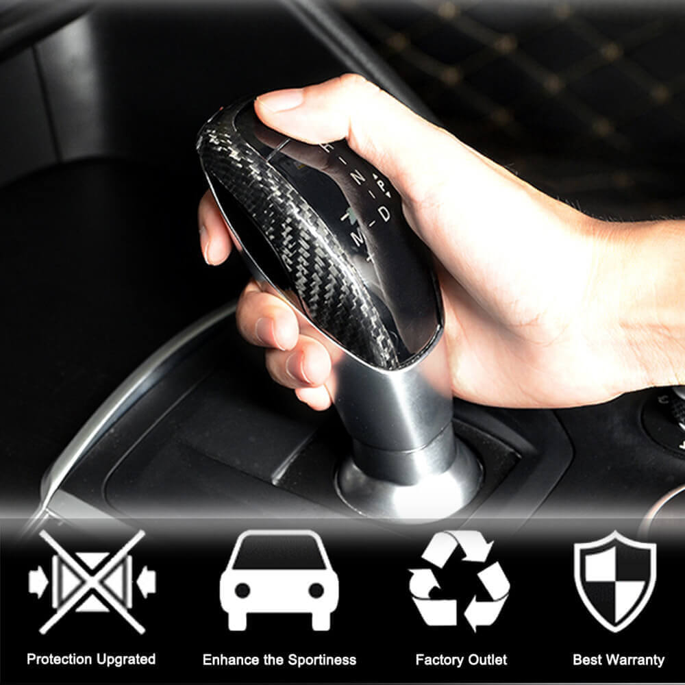Gear Shift Knob Cover (Dry Carbon) for Alfa Romeo Giulia 2016-2022 - image 3