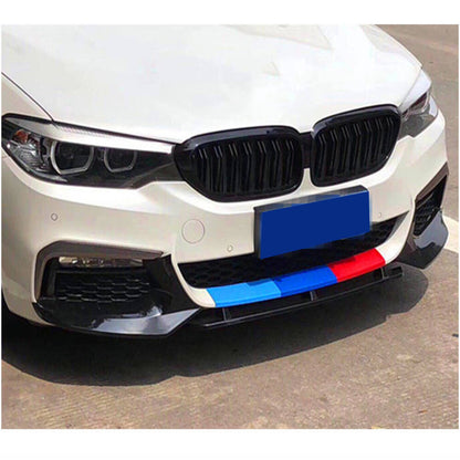 Front Bumper Splitters Carbon Fiber V1 (for M-Sport 2017-2020) for BMW 5 Series G30/31 2017-2023 - image 3