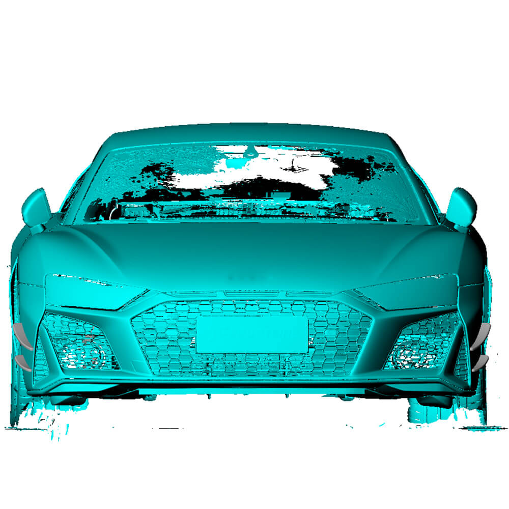 Front bumper extensions (2023+, Carbon) for Audi R8 2015- - image 3