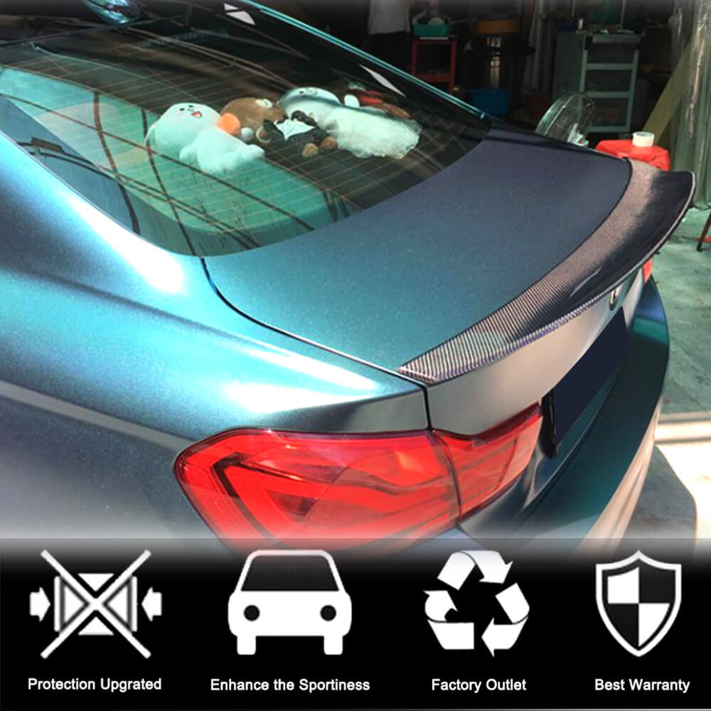 Rear Trunk Spoiler Carbon Fiber V2 (for F36) for BMW 4 series F-32 2012-2020 - image 3