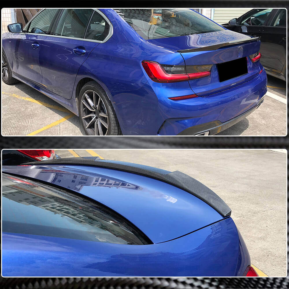 M4-Style V1 Spoiler (for G20/G80, Carbon) for BMW 3 Series G20/21 2018- - image 3