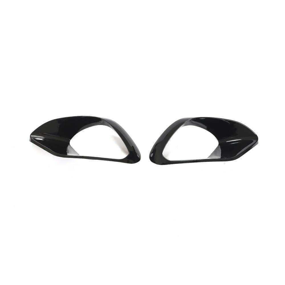 Front bumper extensions (for CLA45 AMG 2019-2022, ABS) for Mercedes CLA C118 2019- - image 3