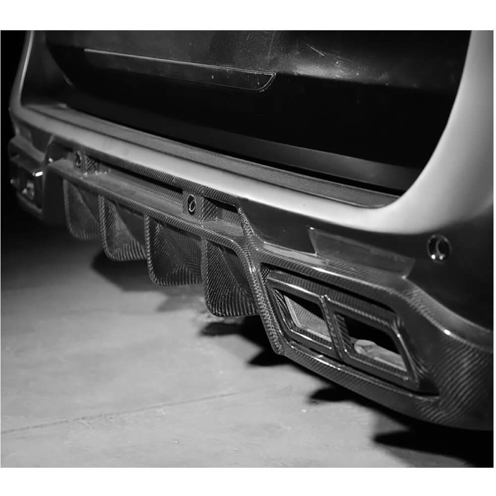 Rear bumper (2014-2019, Carbon) for Mercedes Vito / V-class W447 2014↗ year - image 3
